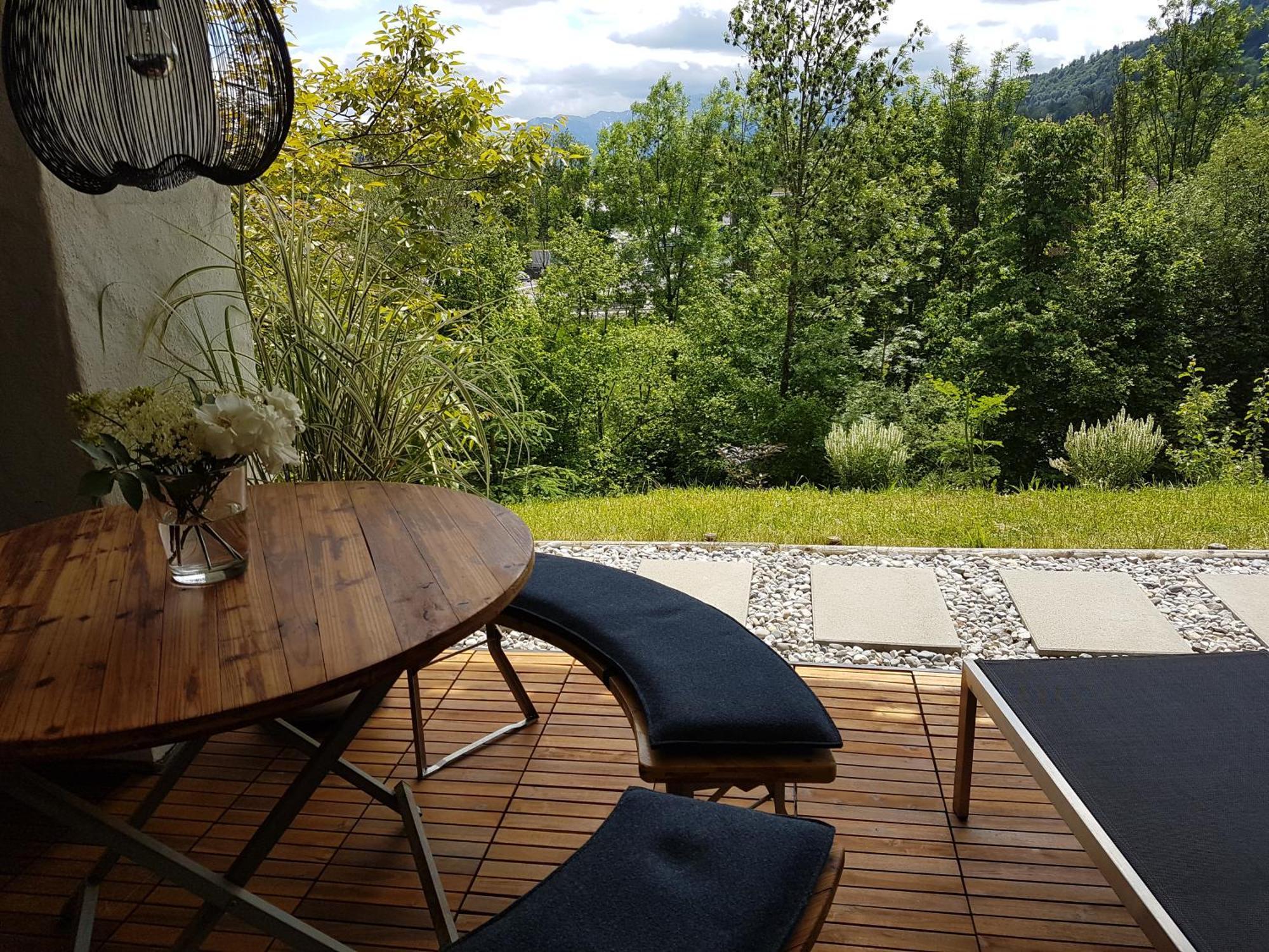 Exklusiver Souterrain - Zentral, Ruhig Mit Grosser Terrasse, Bergblick Und Privaten Sauna Zzgl Immenstadt im Allgäu Exterior foto